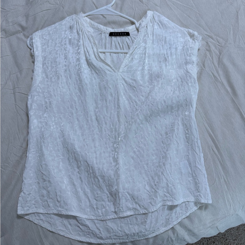 Decker White Women's Top